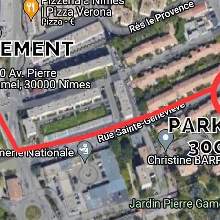 Splendide Studio Moderne - Proche Centre - Laverie Nîmes Zewnętrze zdjęcie