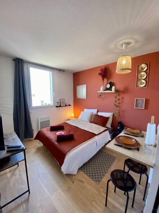 Splendide Studio Moderne - Proche Centre - Laverie Nîmes Zewnętrze zdjęcie